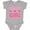 AC-Heather Grey, variant on Inktastic Papas Girl Granddaughter Girls Baby Bodysuit
