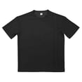 thumbnail image 3 of FRSASU Men's 2 Pieces Outfits Casual Cotton T-Shirt and Shorts Set Summer Short Sleeve Waffle Tracksuits Black, 3 of 7