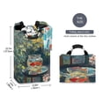 thumbnail image 2 of Yayeee Freestanding Laundry Hamper with Handle Collapsible Large Storage Basket for Clothes, Sunshine Goldfish, 2 of 7
