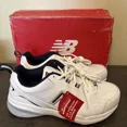 thumbnail image 2 of Size 8.5 - New Balance 608v5 White Navy, 2 of 6