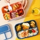 thumbnail image 5 of Bento Box para adultos, lonchera Bento para niños con 4 compartimentos y cuchara, caja de almacenamiento de alimentos a prueba de fugas de 1000 ML para la escuela, 5 of 5