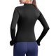 thumbnail image 3 of Chaquetas y prendas de vestir casuales sin capucha de manga larga para mujer, de poliéster, con cuello redondo y mangas largas., 3 of 3