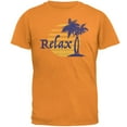 thumbnail image 1 of Summer Sun Relax Palm Tree Mens T Shirt, 1 of 1