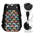 thumbnail image 3 of Easygdp Retro Video Game Mochila para Laptop de Viaje con Puerto USB, Mochila para Laptop con Puerto de Carga USB para Mujeres y Hombres, 3 of 7