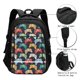 thumbnail image 3 of Easygdp Retro Video Game Mochila para Laptop de Viaje con Puerto USB, Mochila para Laptop con Puerto de Carga USB para Mujeres y Hombres, 3 of 7