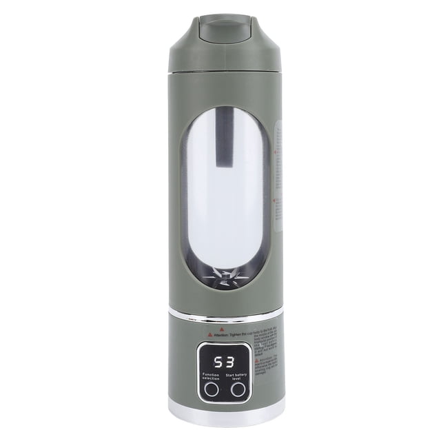 Portable Juicer Cup, USB Rechargeable Blender, Digital Display Travel Smoothie Maker for Home Office Camping Lightweight