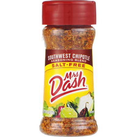 (2 Pack) Mrs. Dash Southwest Chipotle Salt-Free Seasoning Blend 2.5 Oz