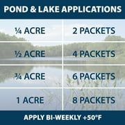 Airmax PondClear Pond Clarifier - Natural Bacteria Packets, Cleans & Treats 1/4 Acre for 6 Months, 24 Pack