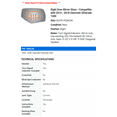 thumbnail image 2 of Right Door Mirror Glass - Compatible with 2014 - 2018 Chevy Silverado 1500 2015 2016 2017, 2 of 2
