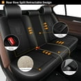 thumbnail image 5 of DIKSOAKR Car Seat Cover Fit for GMC Sierra 1500/Sierra 2500HD/Sierra 3500HD 2007-2024 5-Seat Faux Leather Full Set Waterproof, 5 of 5