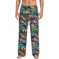 thumbnail image 1 of Balery Colorful Carp Streamer Pantalones de pijama para hombre, pijama ultraligero, pantalón de descanso-XX-Large, 1 of 6