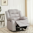thumbnail image 4 of Hybition Power Recliner Chair Fabric Living Room  Chair- Gray, 4 of 10