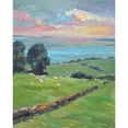 thumbnail image 3 of Stevens, Allayn 15x18 Black Modern Framed Museum Art Print Titled - Fields of Green, 3 of 5