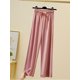 thumbnail image 1 of Pantalones holgados de verano para mujer, pantalones de pierna ancha negros hasta el tobillo de seda de hielo suave, pantalones de talle alto grises y caqui para mujer 2024, 1 of 5