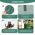thumbnail image 6 of oshhni Bird Seed Catcher Tray Decoration Hanging Hoop for Outdoor Birds Feeder Yard Green, 6 of 10