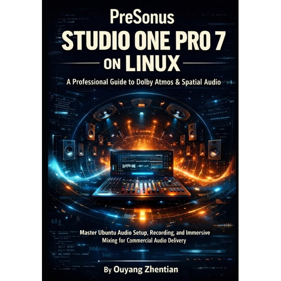 PreSonus Studio One Pro 7 on Linux: A Professional Guide to Dolby Atmos & Spatial Audio: Master Ubuntu Audio Setup w, (Paperback)