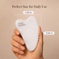 thumbnail image 3 of Pari Satiss White Jade Gua Sha Facial Tool for Face & Neck, Lymphatic Drainage Massager, 3 of 8