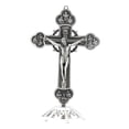 thumbnail image 3 of Cruz de pie, crucifijo católico, regalo de Jesús, decoración de escritorio, decoración del hogar, oración Estaño, 3 of 8
