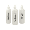 thumbnail image 1 of Kit Dosificador y Dispensador Organiseiton Jabón Shampoo Acondicionador 1Lt Blanco, 1 of 3