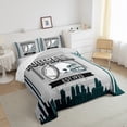 thumbnail image 3 of Erosebridal Sport Football Comforter Sets,Geometric Stripes Comforters & Duvets,Room Decorative,Reversible,Breathable,2pcs, 3 of 7