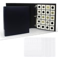 thumbnail image 3 of 10 Uds. De Fundas Transparentes Para Monedas, Páginas Para Monedas Conmemorativas, Coleccionista De Bolsillo Sunnimix Tarjetas Álbum Libro, 3 of 7