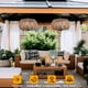 thumbnail image 2 of Candelabro solar para exteriores ALL FORTUNE, 19 pulgadas, ratán, 4 luces, impermeable, 2 of 8