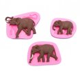 thumbnail image 2 of Silicone Molds Elephant Shape Silicone Mould Used For Making Cake Decoration Handmade Biscuits 3 Types Pink,Pink, 2 of 4