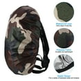 thumbnail image 3 of Uxcell 30-40L Waterproof Rucksack Cover, Backpack Rain Cover, M, Classic Camo, 3 of 5