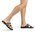 thumbnail image 2 of Ariel - Leather Cross Strap Sandal - Womens Sandals, 2 of 8