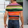 thumbnail image 5 of Yaoyar Mens Graphic Crop Midriff-Baring Short-Sleeved Round Neck Casual Top Printed Design Street Style Comfort Short Sleeve Shirt, 5 of 8
