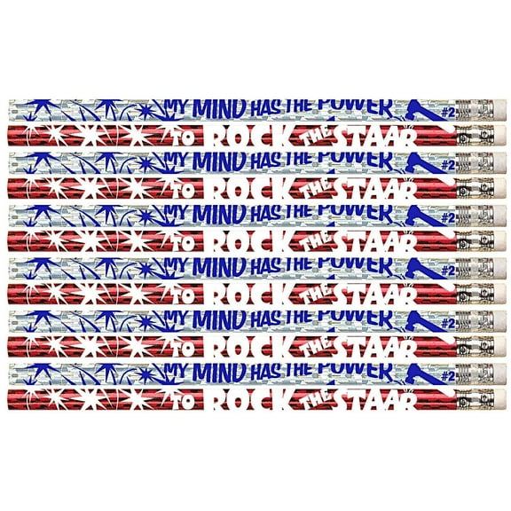 D2340 Rock the Staar - 36 Qty Package - Motivational Pencils - Express Pencils