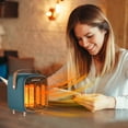 thumbnail image 3 of Mini Heater for Office and Bedroom, Ultra Quiet Household Heater with Wide Voltage Support (90~240V), Compact Desktop Warm Fan, 3 of 5
