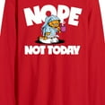 thumbnail image 2 of Garfield - Nope Not Today - Men's Long Sleeve T-Shirt, 2 of 4