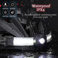 thumbnail image 5 of Headlamp Headlamp Taillight 10 Modes Lightweight Rechargeable 500 Lumen 90 Adjustable Headlamp Gobeam Waterproof Headlamp For Camping Hiking Building, 5 of 5