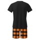 thumbnail image 3 of Mangas de Mano para Hombres Plaid Casual Home Sleepwear Manga Corta Cuello Redondo Top Y Pantalones Cortos Set, Algodón Poliéster Sala de Desgaste, 3 of 6