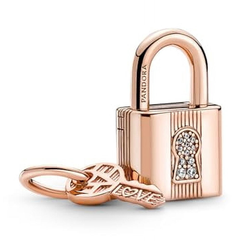 Pandora Padlock & Key Dangle Charm