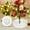 B, variant on Mecorevxz Faux Fur Christmas Tree Skirt 15in,Xmas White Small Tabletop Christmas Tree Skirt(A)