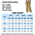 thumbnail image 3 of Women's High Waisted Wide Leg Pants Casual Pleated Palazzo Trousers Loose Fit Straight Leg Lounge Pants with Drawstring and Pockets, 3 of 5