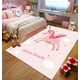 thumbnail image 1 of Alta calidad, diferentes tamaños, patrón de dibujos animados, HelloKitty, estampado de leopardo, alfombra para dormitorio, sala de estar, suelo, 1 of 4