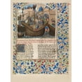 thumbnail image 2 of Master of the Jarden de Vertueuse Consolation 19x24 White Modern Wood Framed Museum Art Print Titled - Alexander Attacks the City of Tyre, 2 of 4