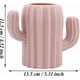 thumbnail image 2 of 2 Pieces Pen Pencil Pot Holder, Stationery Storage Pen Container, Cactus Shape Desk Pen Holder Stand(Pink, Green), 2 of 5