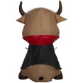 thumbnail image 4 of Vache Highlander bébé avec cape, technique mixte soufflée à l'air, SM, 4 of 7