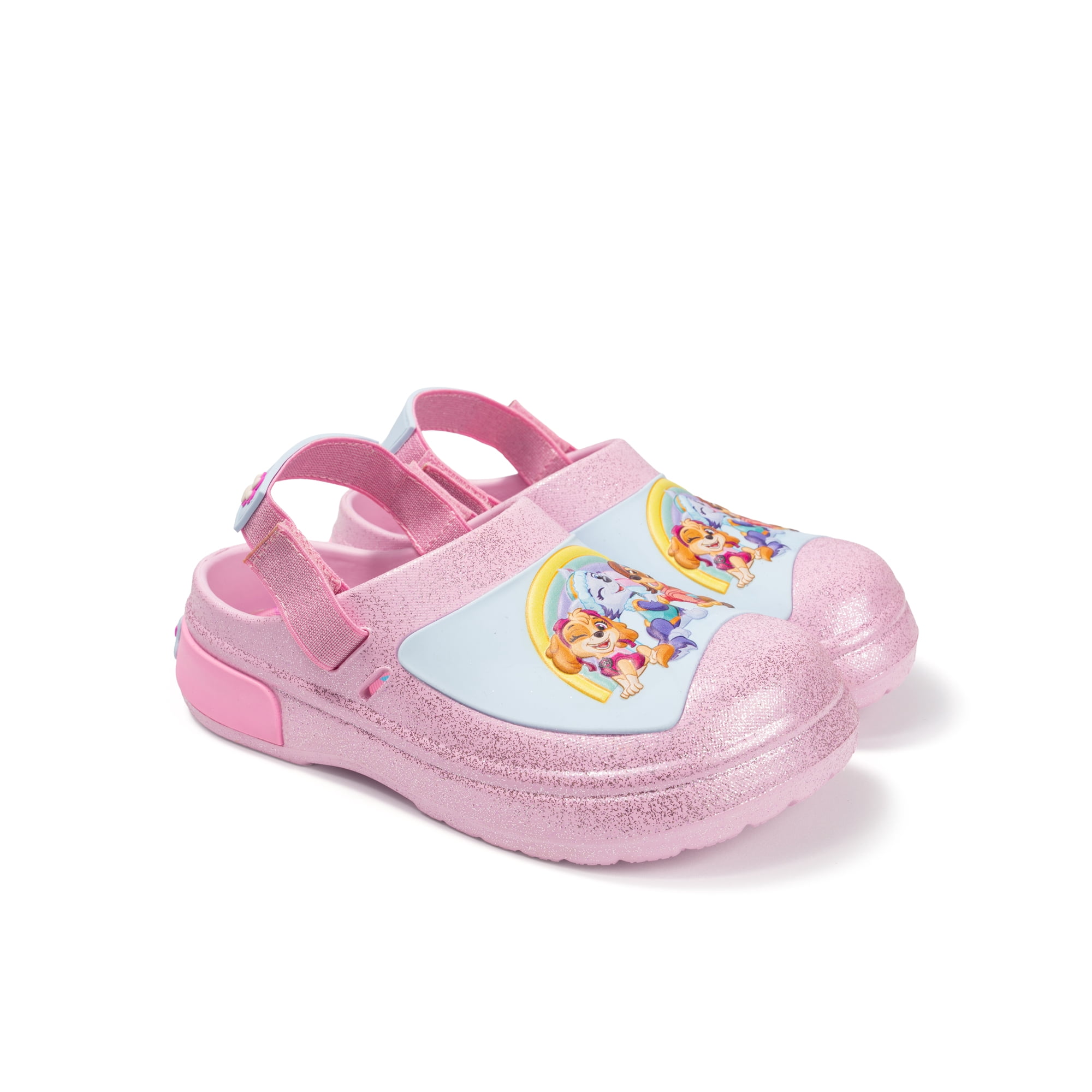 Paw Patrol Girls Toddler and Little Kid Adjustable Strap Clogs