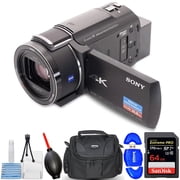 Sony FDR-AX43A UHD 4K Handycam Camcorder Bundle (International Model)