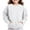White, variant on hoksml Toddler Kids Girls Boys Crewneck Sweatshirt Fashion Solid Color Long Sleeve Fleece Pullover Top with Kangaroo Pocket