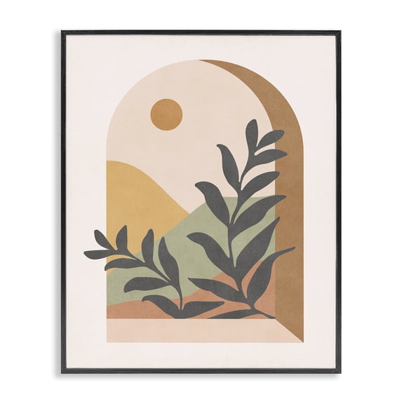 Stupell Industries Bohemian Black Framed Giclee Art, 11 x 14, by Nataly White