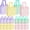 Pastel Dot, variant on 36 Pcs Tie Dye Gift Bags Bulk Woven Pastel Tie Dye Gift Bags with Handles Reusable Party Favor Goodie Bulk, Pastel Rainbow Color Tote Bag for Women Wedding Birthday Bridal Shower Decoration