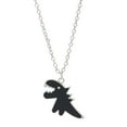 thumbnail image 2 of Joernso Pendant Necklace Dinosaur Ins Hip Hop Jewelry Long Electroplating Couple Necklace for Friend, 2 of 8