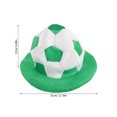 thumbnail image 2 of KAKOWELY Sombrero Plush Con De De Fútbol Para Fiesta Deportiva Con Protección Uv Y, 2 of 7