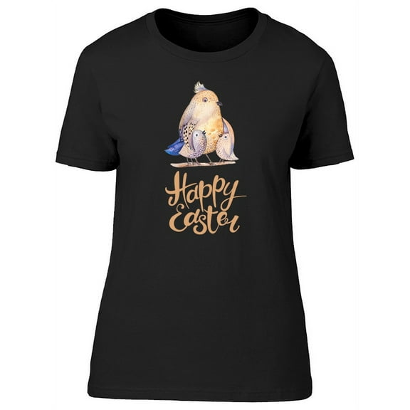 Happy Easter Bird Eggs T-Shirt Women -Image by Shutterstock, Female Medium